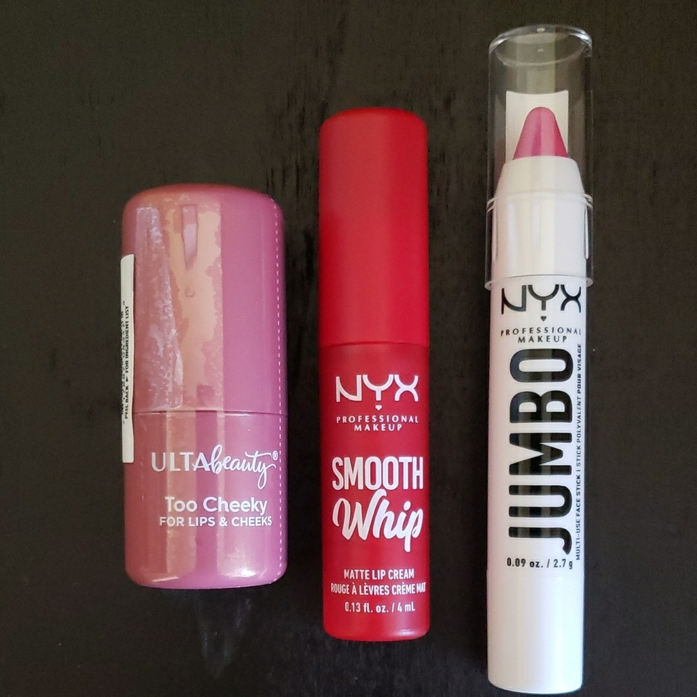 NWT Bundle of NYX and Ulta Lip and Face Products